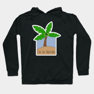 Beach Coconut Tree Hoodie